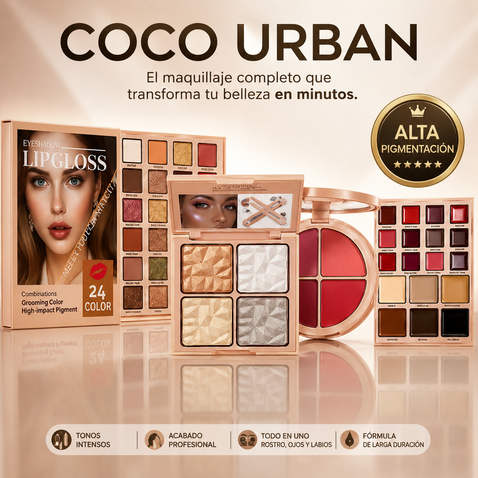 Coco Urban La paleta revolucionaria que transforma tu belleza en minutos