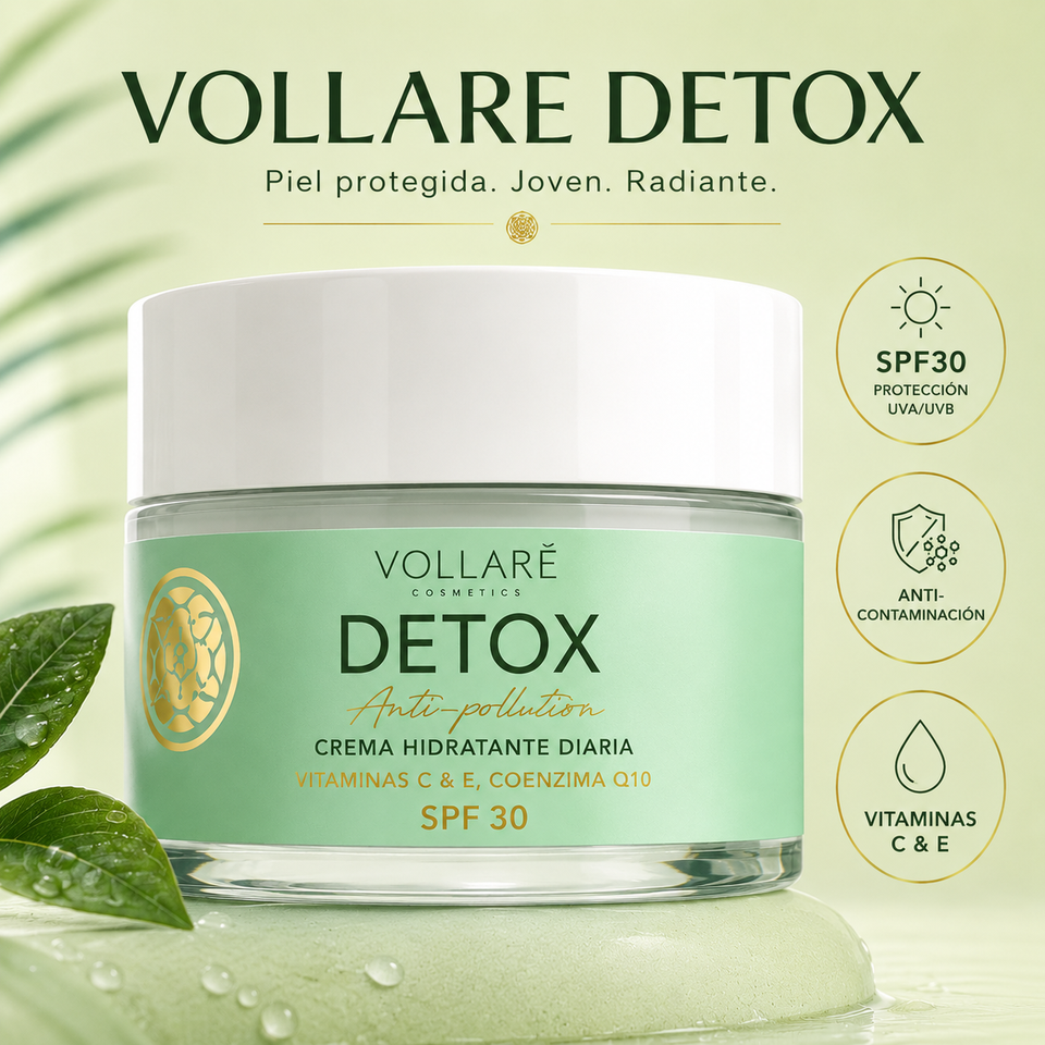 Vollare Detox Protección Urbana Inteligente para tu Piel SPF30 50ml