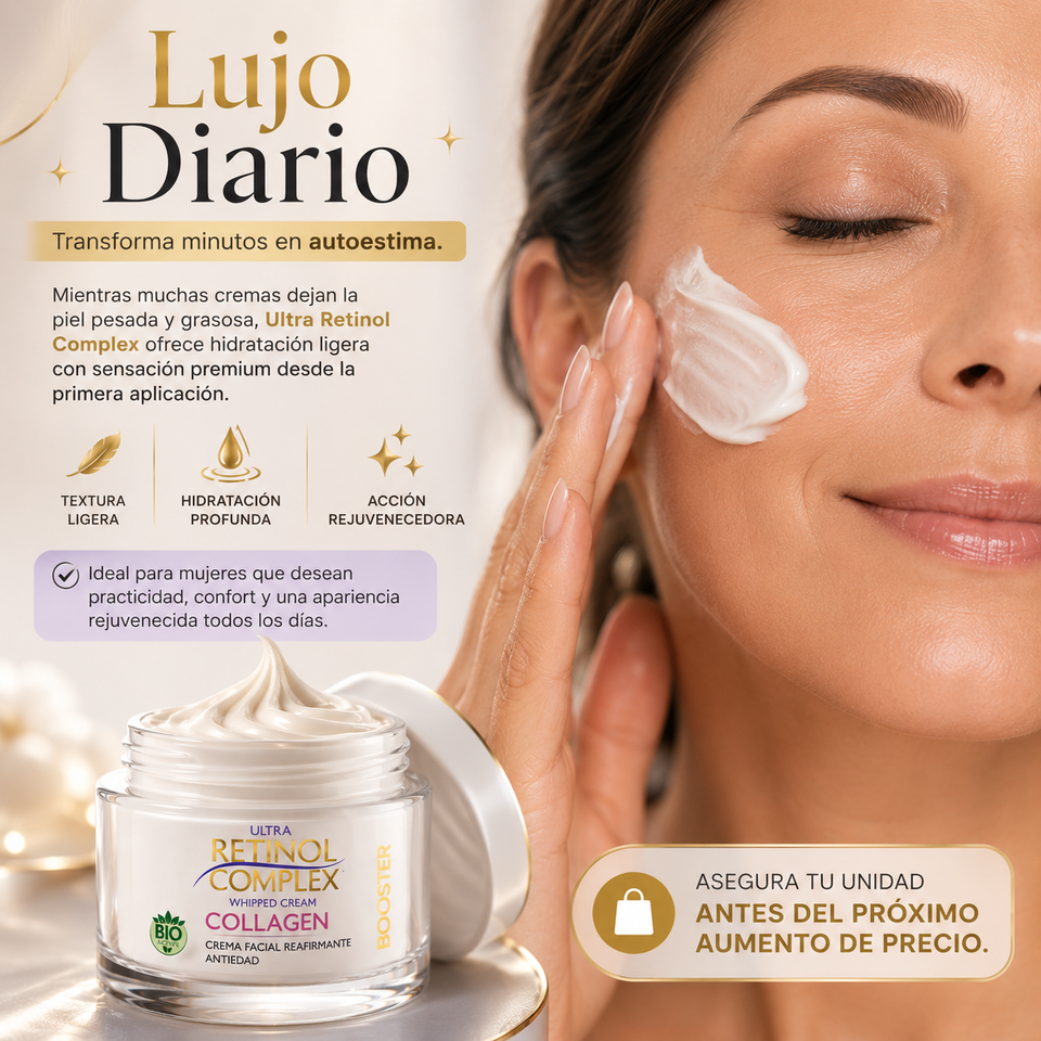 Ultra Retinol Complex Piel firme, luminosa y rejuvenecida 50ml