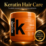 Keratin Hair Care Reconstrucción Profunda Para Cabellos Sin Vida 500ml