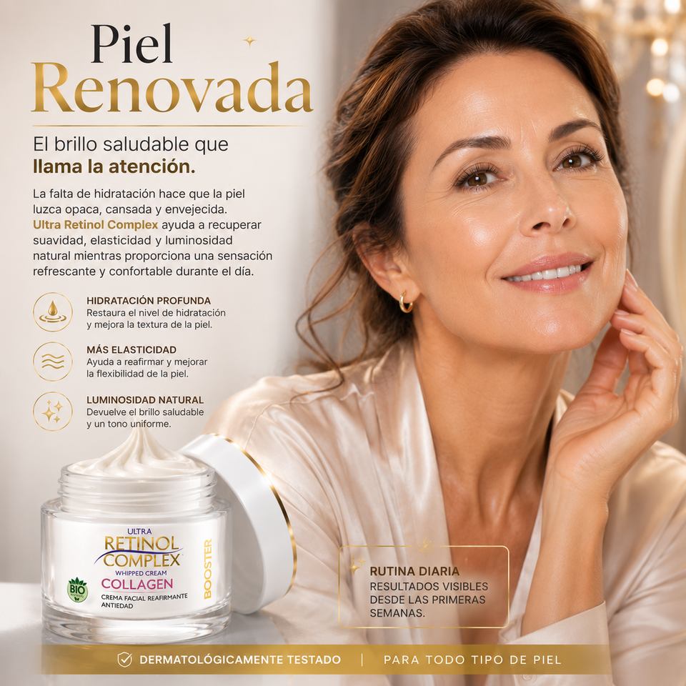 Ultra Retinol Complex Piel firme, luminosa y rejuvenecida 50ml