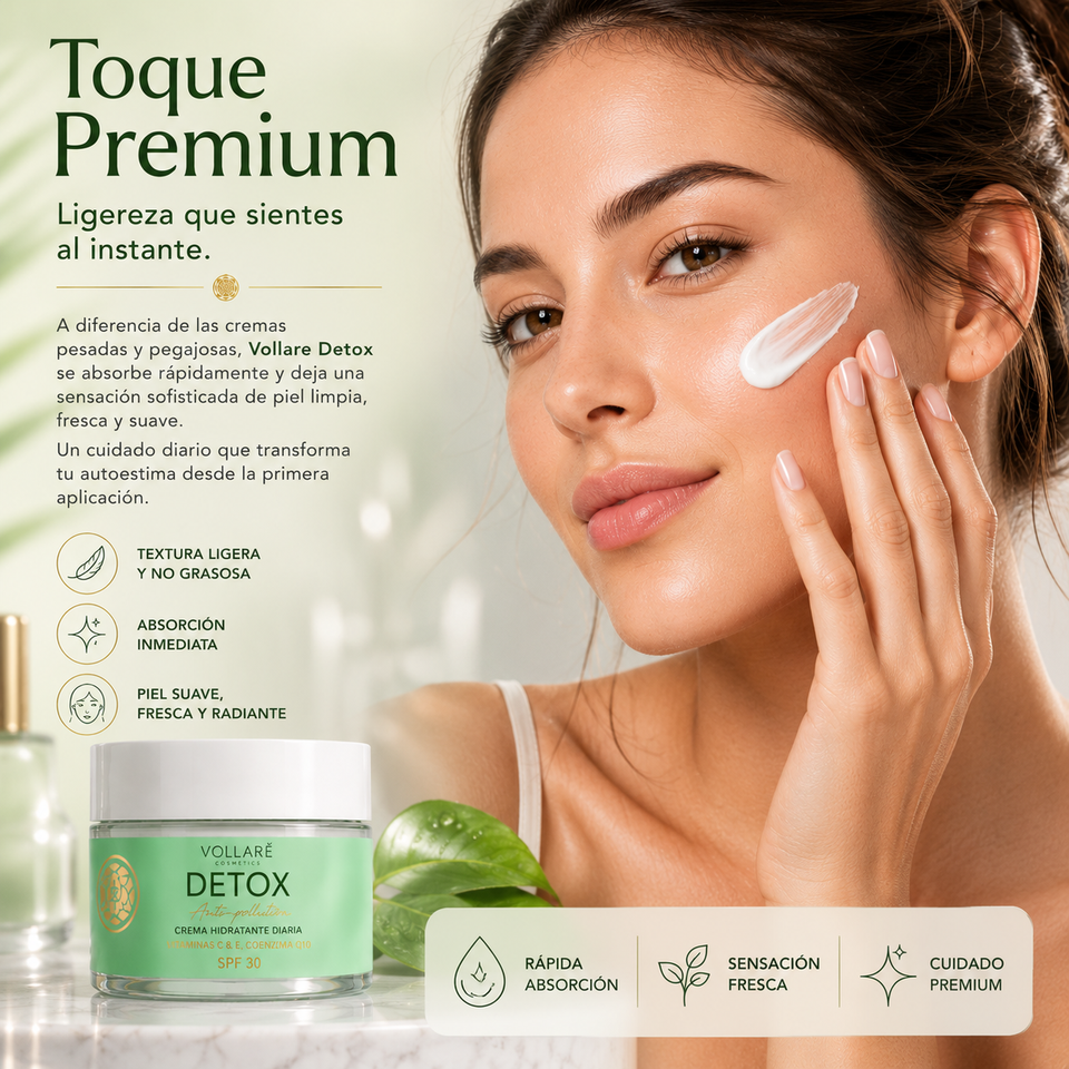 Vollare Detox Protección Urbana Inteligente para tu Piel SPF30 50ml