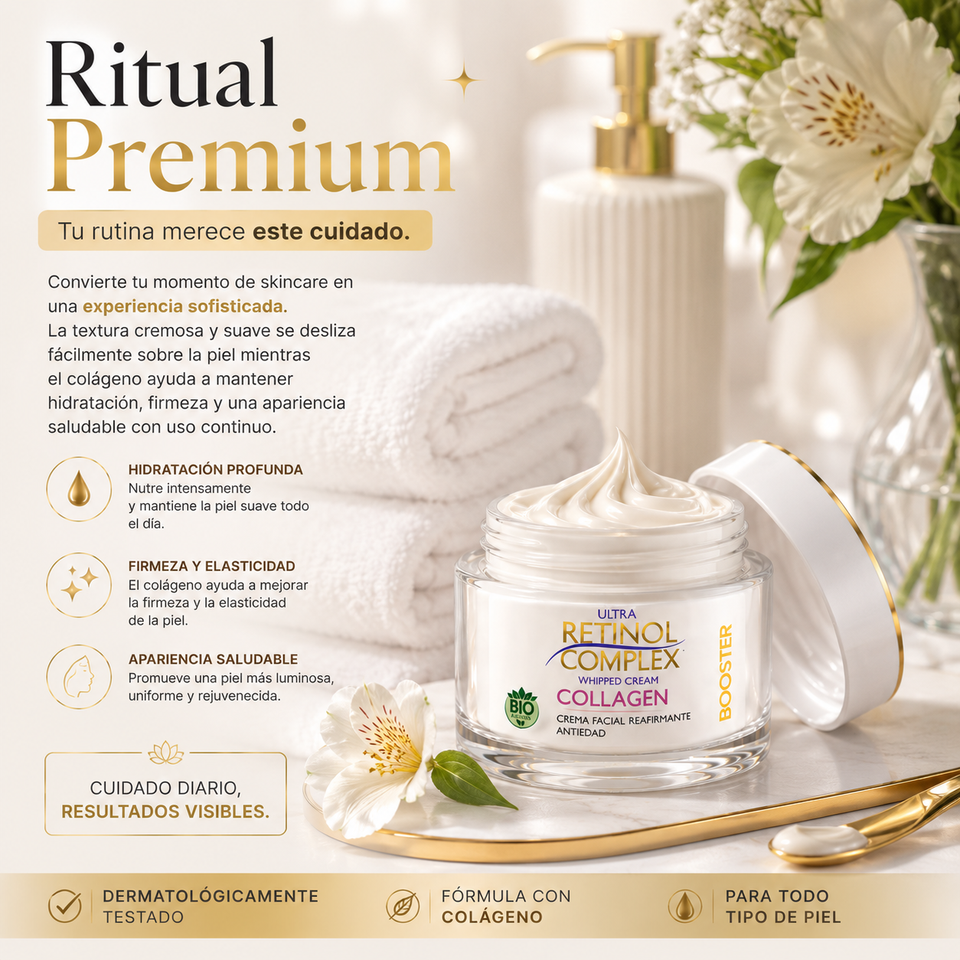 Ultra Retinol Complex Piel firme, luminosa y rejuvenecida 50ml