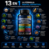 Corti-Soothe Enfoque, Relajación y Control del Estrés Extra Strength 60 Cápsulas