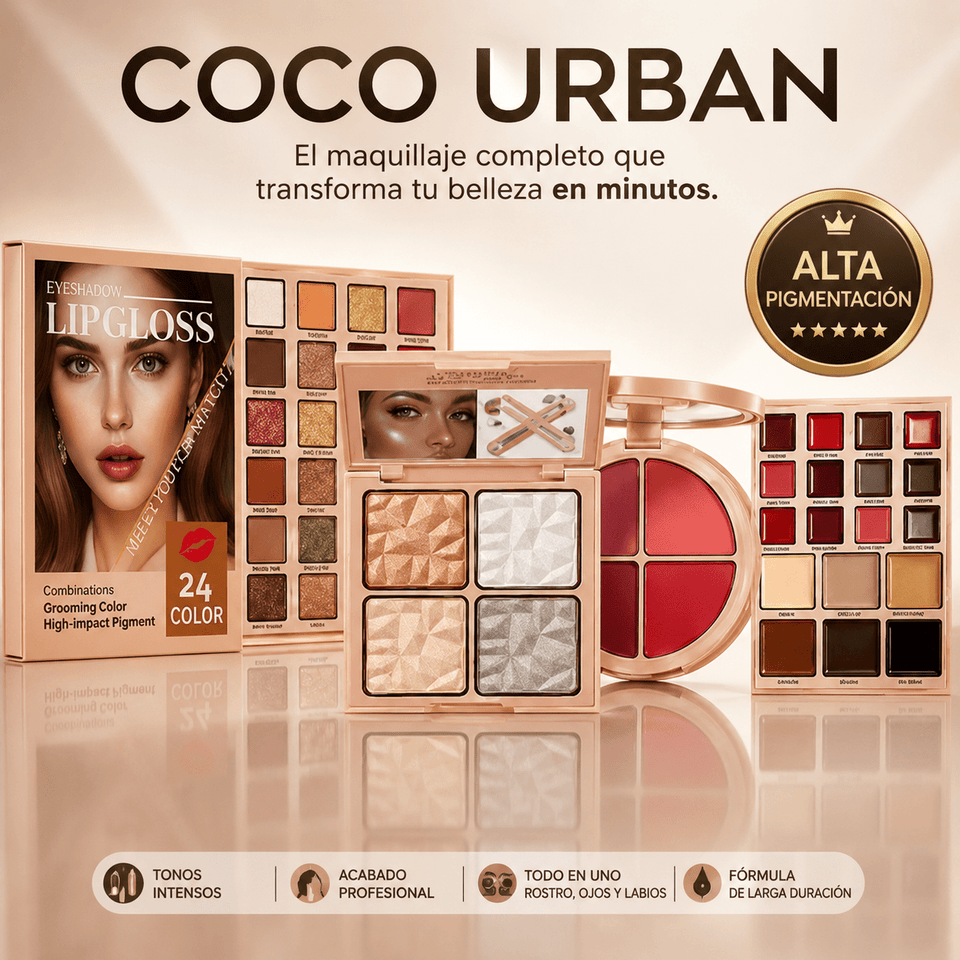 Coco Urban La paleta revolucionaria que transforma tu belleza en minutos - Selecto Store España