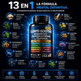 Corti-Soothe Enfoque, Relajación y Control del Estrés Extra Strength 60 Cápsulas - Selecto Store España
