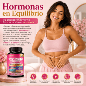 Myo-Inositol D-Chiro, Inositol, Berberine, Vitaminas D3 K2 Extra Strength 90 Cápsulas - Selecto Store España