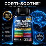 Corti-Soothe Enfoque, Relajación y Control del Estrés Extra Strength 60 Cápsulas