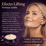 TUZ Repair Cream Crema Facial Reafirmante con Colágeno Efecto Antiedad y Piel Radiante en Días - Selecto Store España