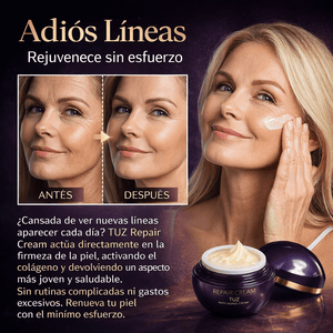 TUZ Repair Cream Crema Facial Reafirmante con Colágeno Efecto Antiedad y Piel Radiante en Días - Selecto Store España