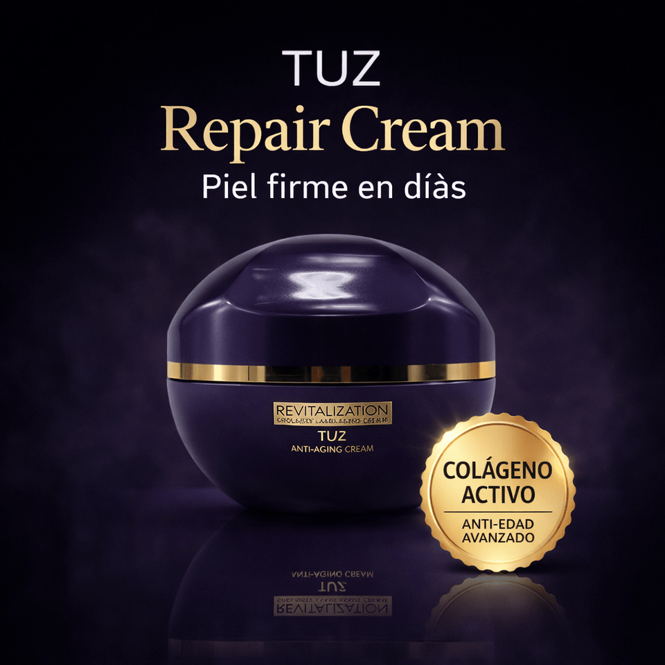 TUZ Repair Cream Crema Facial Reafirmante con Colágeno Efecto Antiedad y Piel Radiante en Días - Selecto Store España