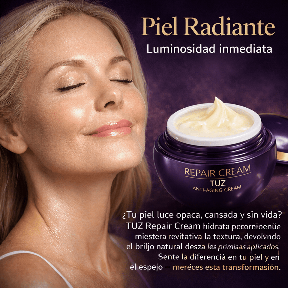 TUZ Repair Cream Crema Facial Reafirmante con Colágeno Efecto Antiedad y Piel Radiante en Días - Selecto Store España